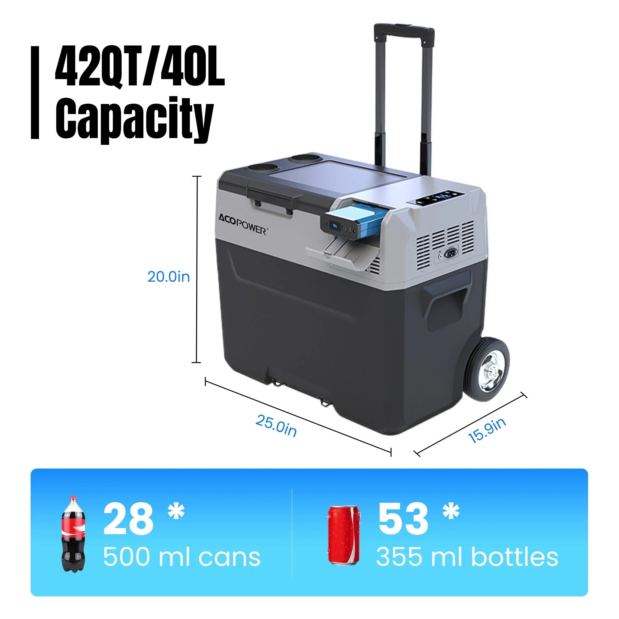 ACOPOWER LiONCooler Pro Portable Solar Fridge Freezer——30L,40L,50L - We The Collective