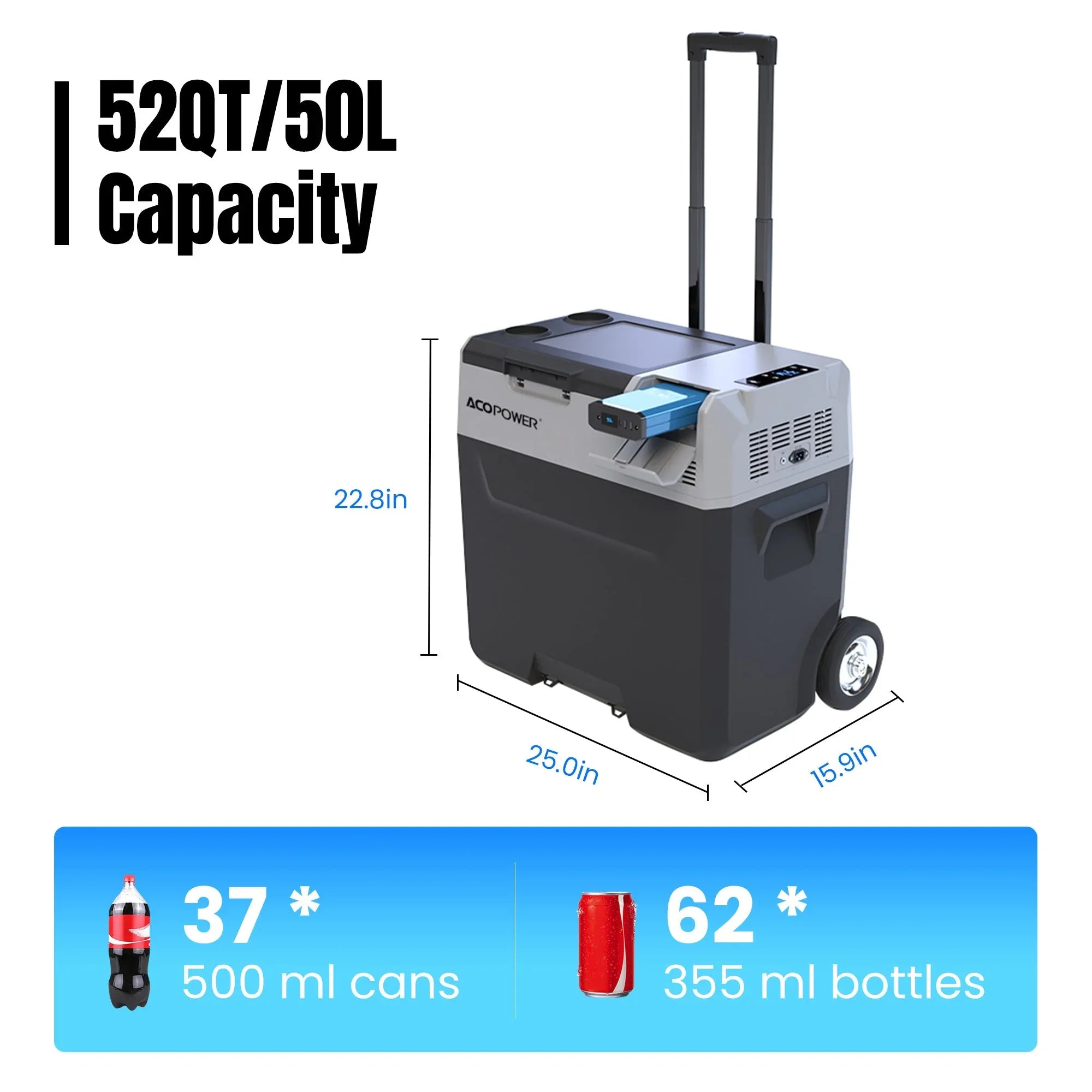 ACOPOWER LiONCooler Pro Portable Solar Fridge Freezer——30L,40L,50L - We The Collective