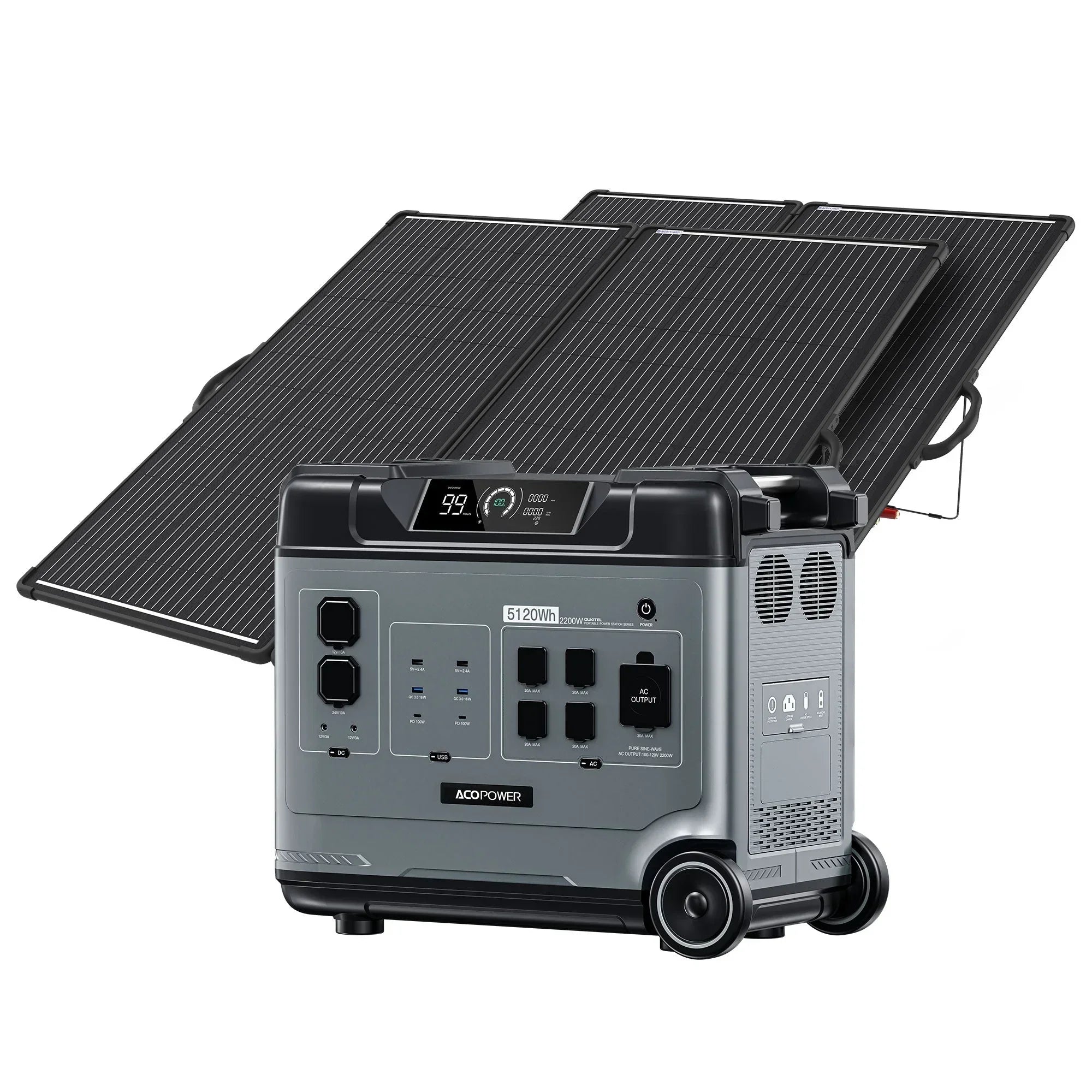 P5000 Portable Power Station 5120Wh/2200W - OVERLANDERS Outfitter