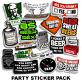 Party Sticker Pack - OVERLANDERS Outfitter
