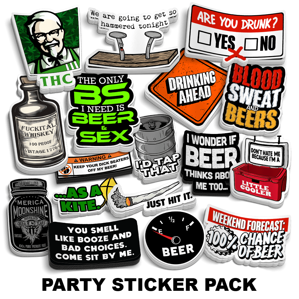 Party Sticker Pack - OVERLANDERS Outfitter