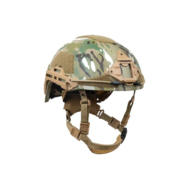 Hard Head Veterans ATE® GEN2 Ballistic Helmet in Multi-Cam, NIJ IIIA rated, high-cut design with durable ballistic protection.