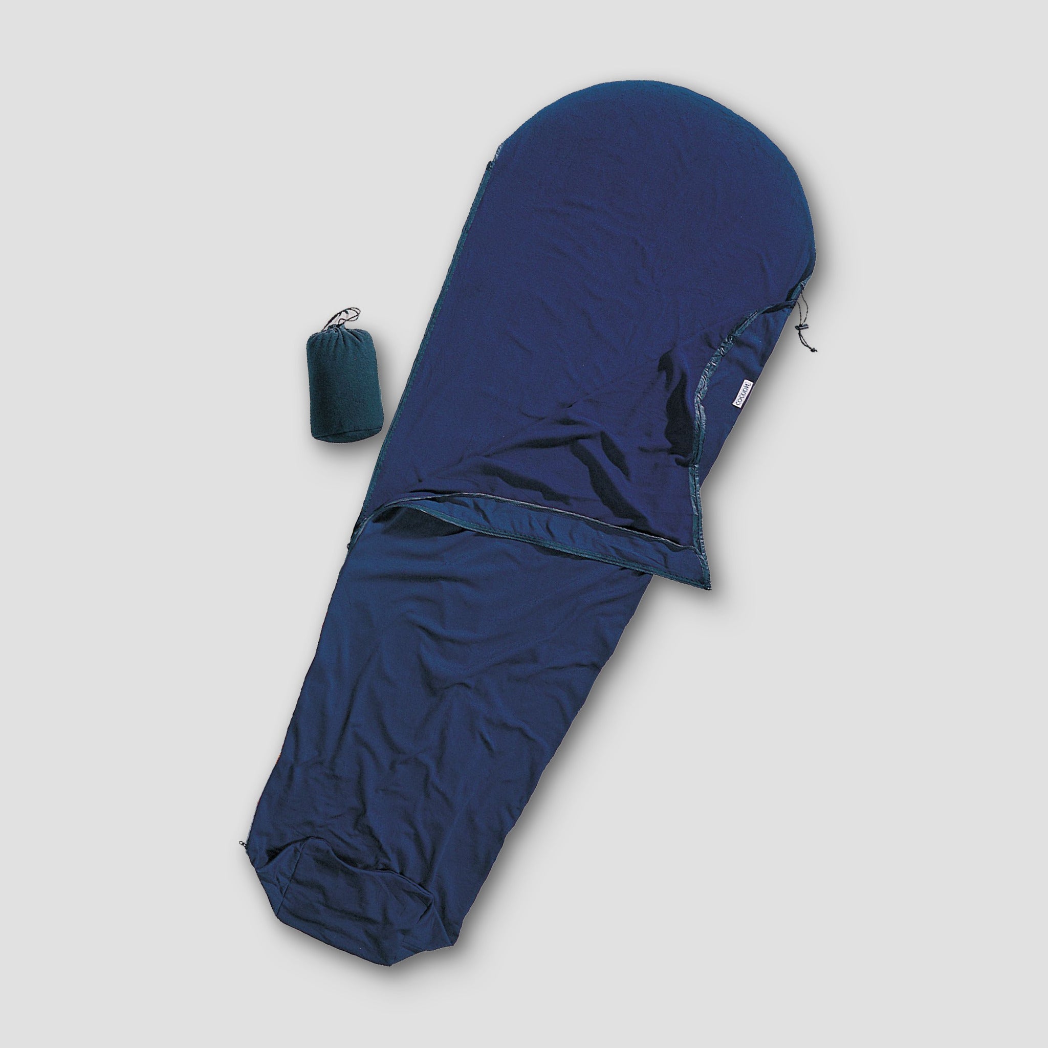 MummyLiner™ Microfleece - Dark Petrol- Right Side Zipper - OVERLANDERS Outfitter