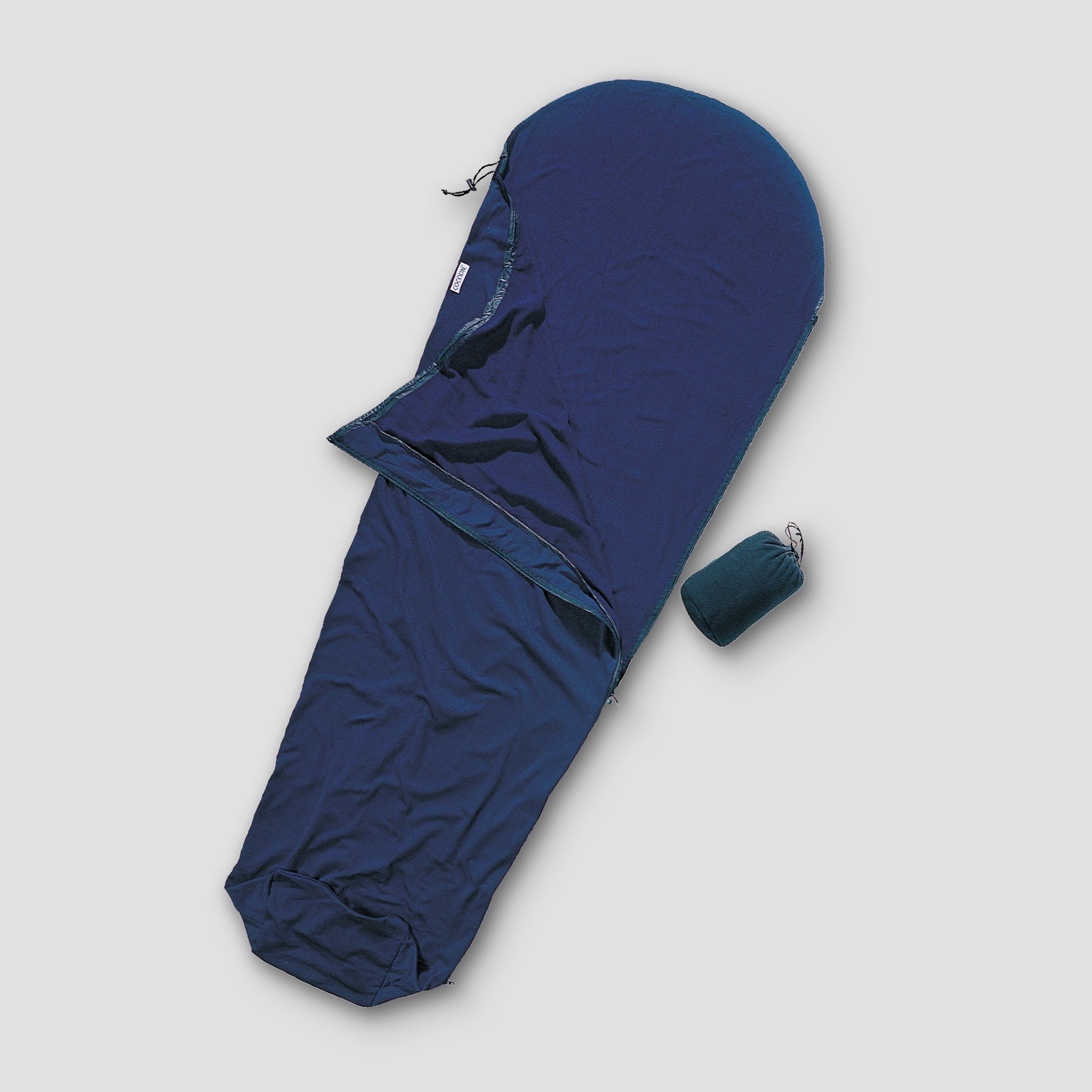 MummyLiner™ Microfleece - Dark Petrol - Left Side Zipper - OVERLANDERS Outfitter