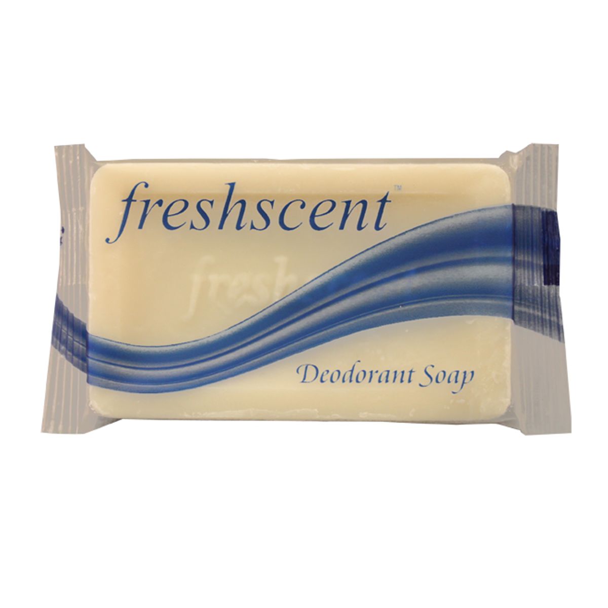 Individually wrapped 0.35 oz. Quakekits hygiene bar soap with a simple, clean design and natural packaging.