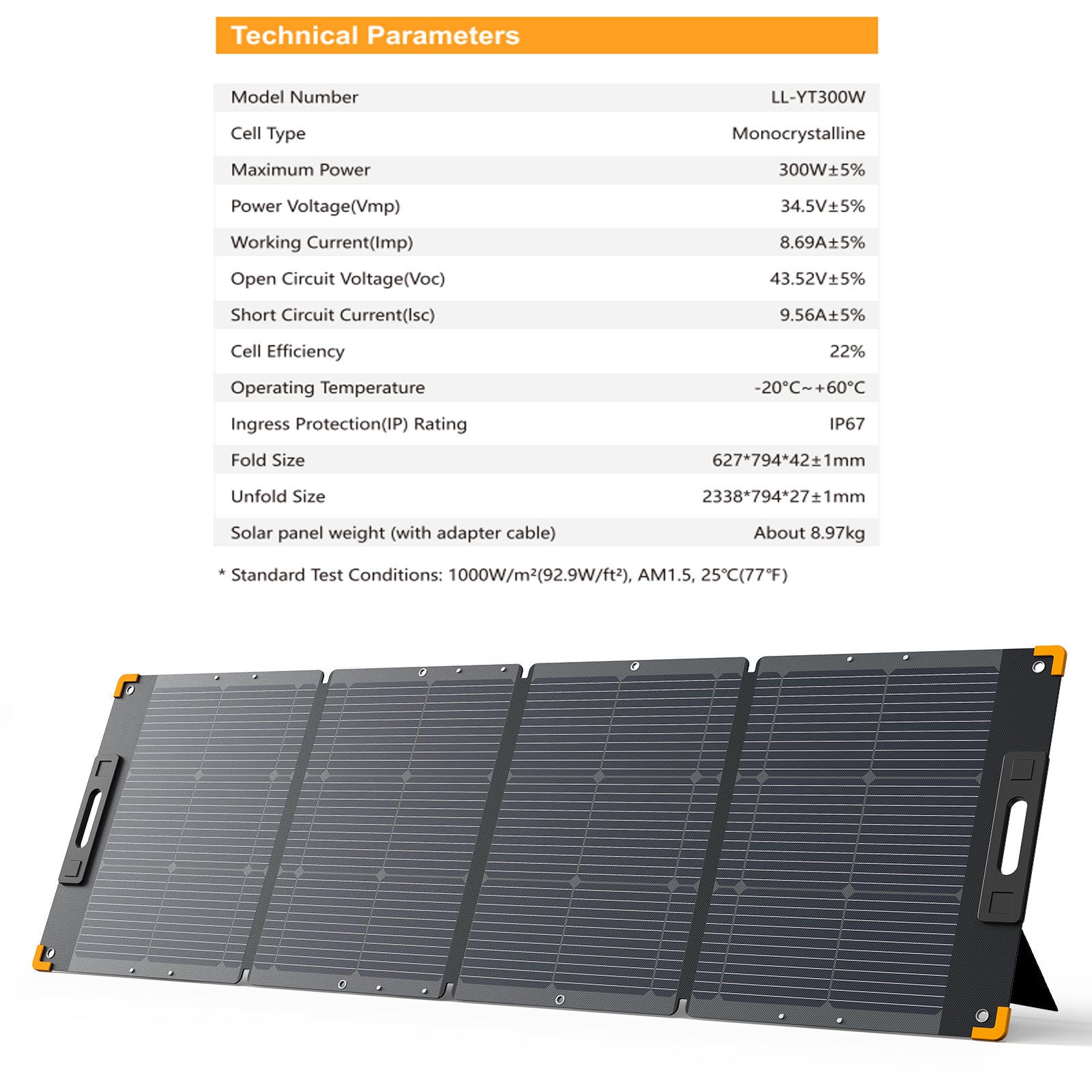 PECRON PV300 300W Portable Solar Panel Waterproof IP67 PRE-ORDER - We The Collective