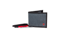 GrandTrunk passport wallet in black with multiple card slots, designed for travel essentials and secure passport storage.