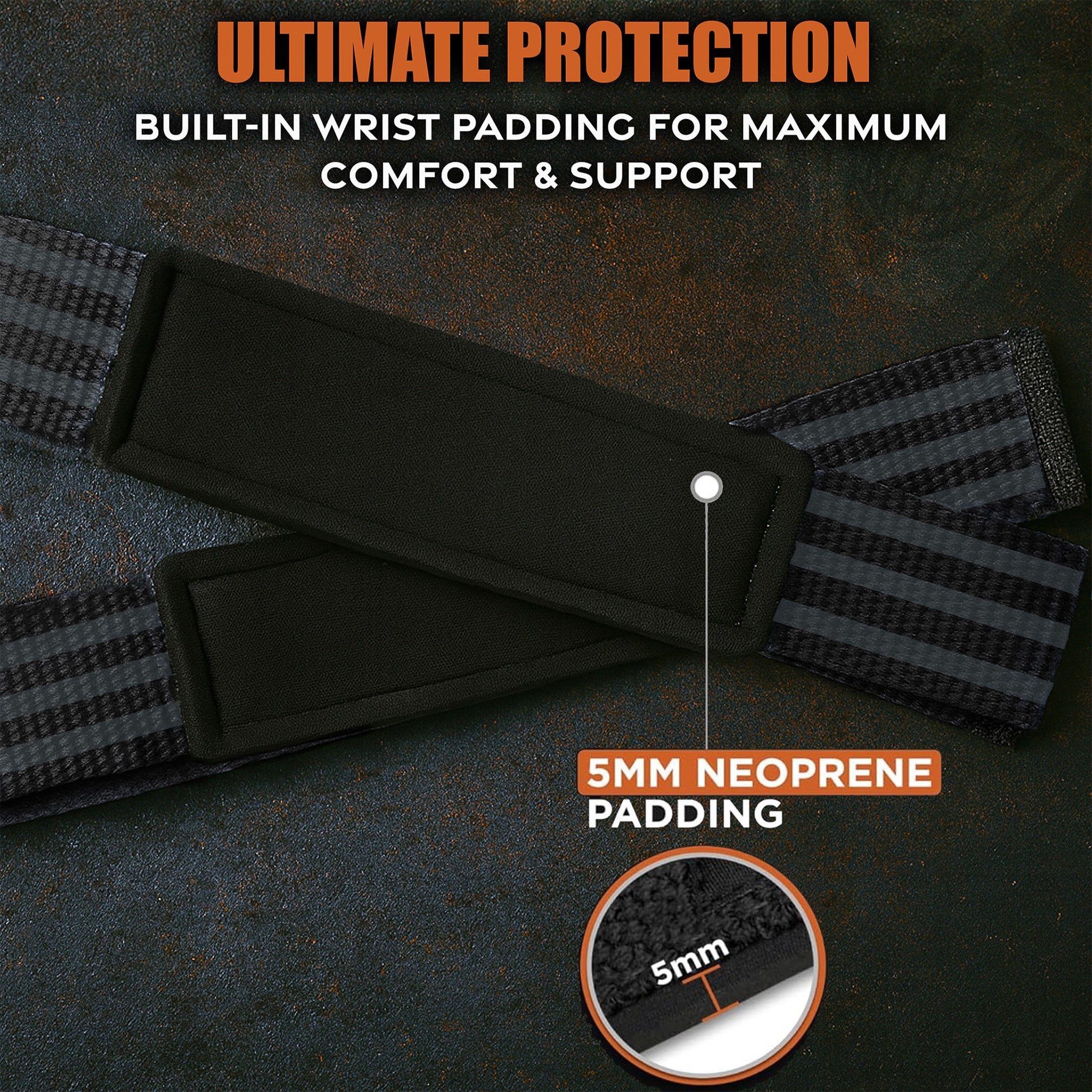 Iron Infidel lifting straps for enhanced grip during weightlifting and strength training exercises.