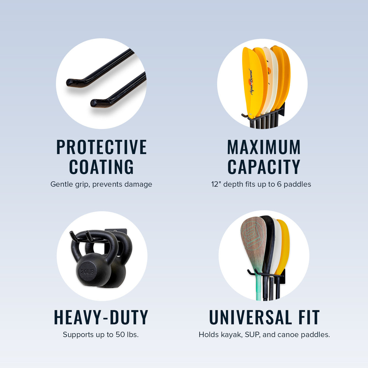 Laurel Lake Paddle Storage Wall Hook - OVERLANDERS Outfitter