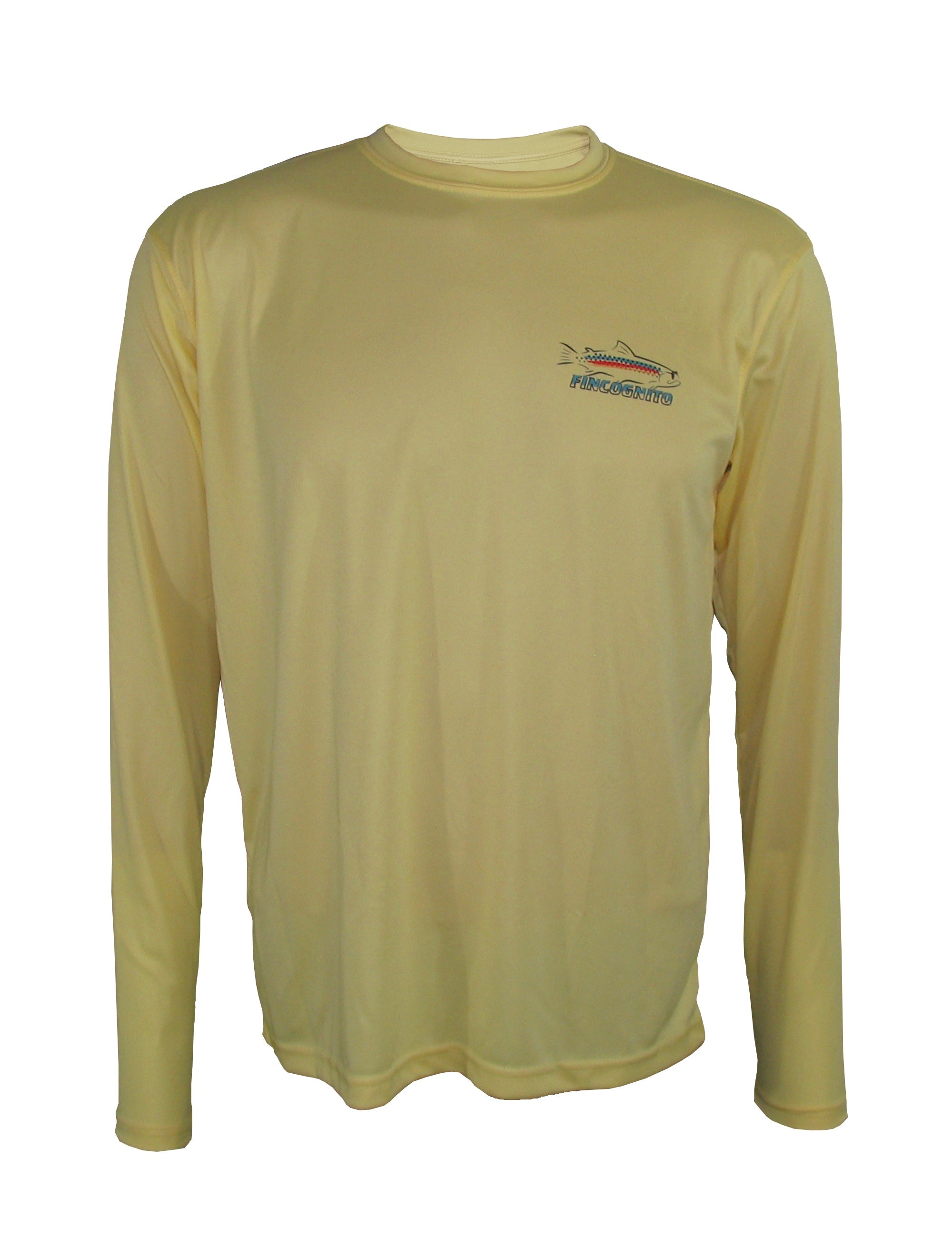 Men's Sun Protective Fishing Shirt Pale Yellow/Brown Trout - OVERLANDERS Outfitter