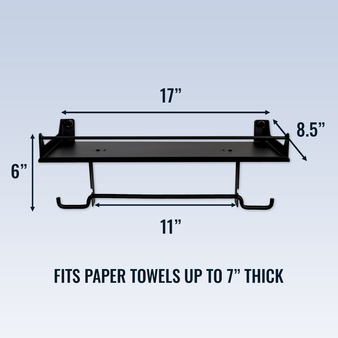 Quick Clean Paper Towel Holder and Wall Shelf - OVERLANDERS Outfitter