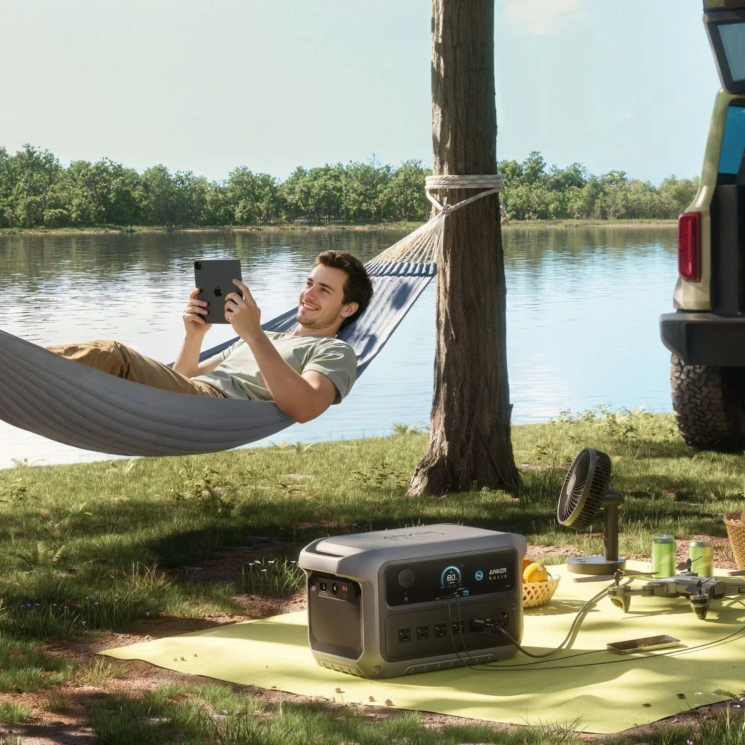 Anker SOLIX C2000 Gen 2 Portable Power Station | 2048Wh | 2400W | 800W Solar Input - OVERLANDERS Outfitter