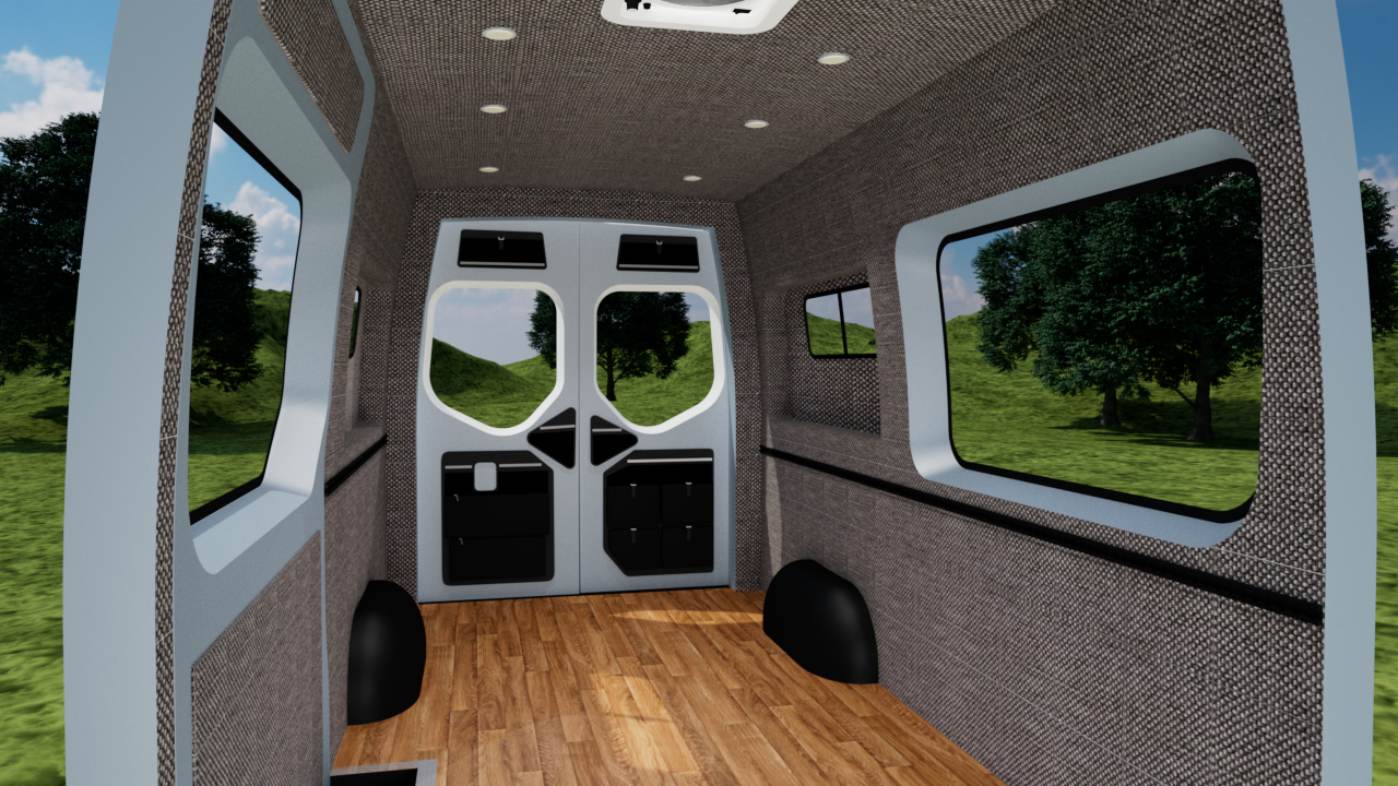 Mercedes Sprinter 144" Low Roof Interior Panel Kit - OVERLANDERS Outfitter