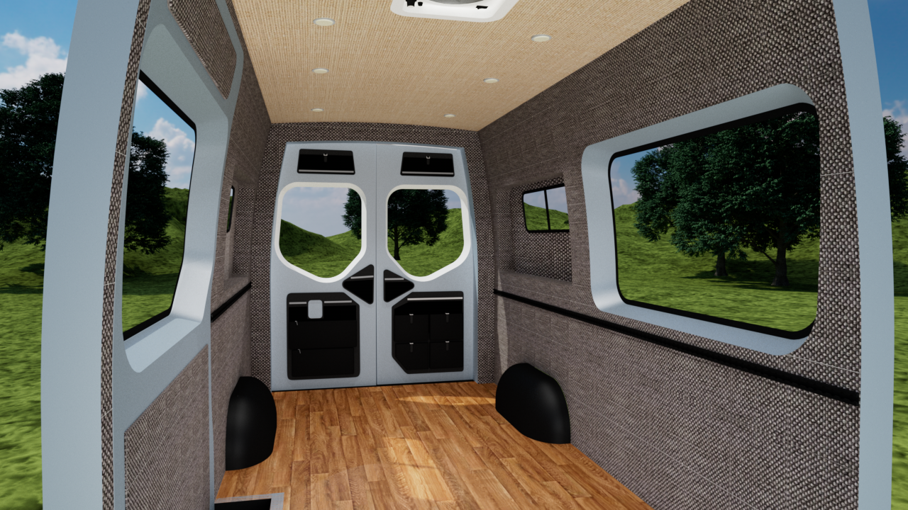 Mercedes Sprinter 144" Low Roof Interior Panel Kit - OVERLANDERS Outfitter