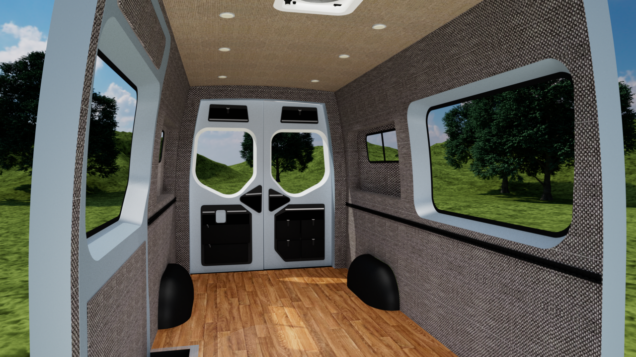 Mercedes Sprinter 144" Low Roof Interior Panel Kit - OVERLANDERS Outfitter