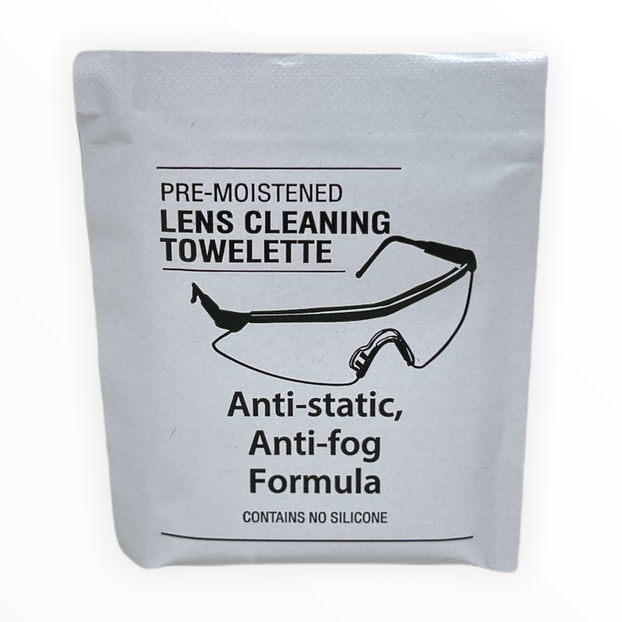 Medique Lens Cleaner Towelettes in a pack, ideal for cleaning glasses and lenses, from Alpenglow Readiness Supply.