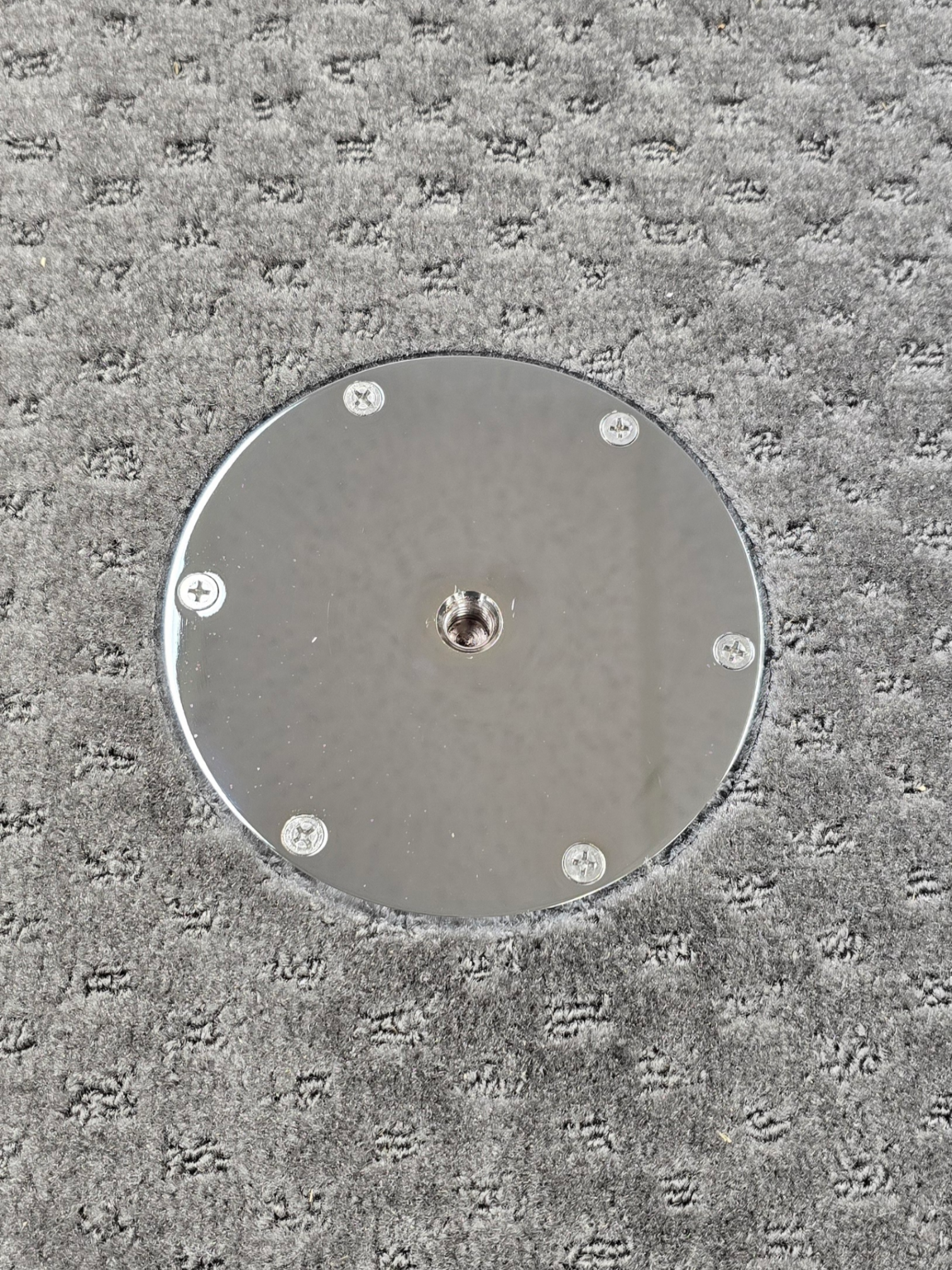RV Table Bracket, Table Post & Flush Mount Floor Plate - Stainless Steel - OVERLANDERS Outfitter