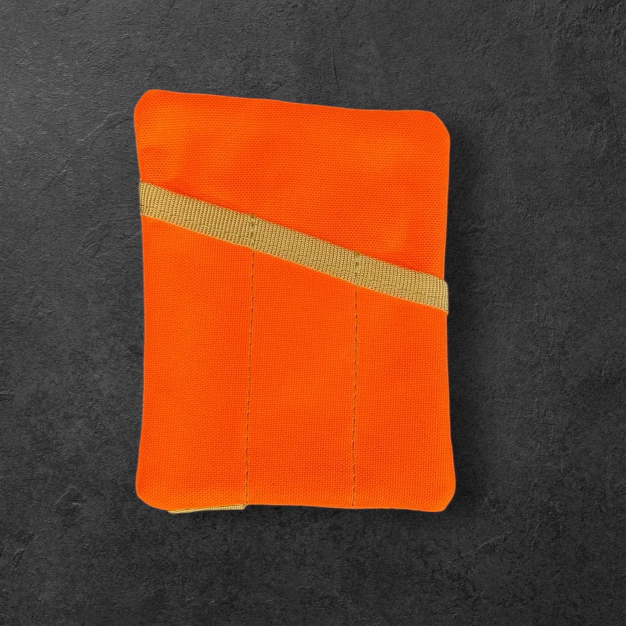 Safety Orange Tact-Pouch with OS PVC Patch - OVERLANDERS Outfitter
