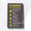 UMG x ONE SHEAR® MARCH Medical Response Label – 4” Tall Vinyl Decal for Trauma Kits - OVERLANDERS Outfitter