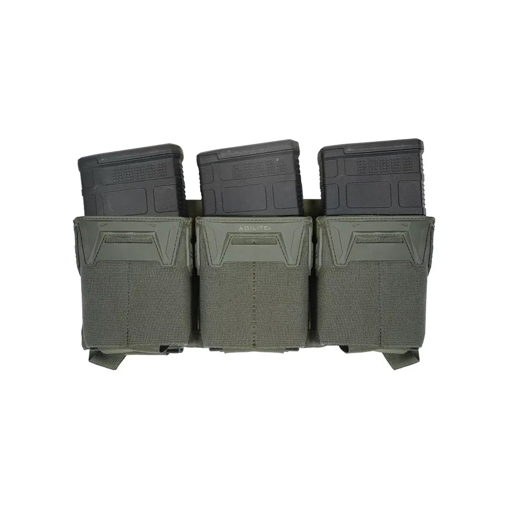 HCC Tactical .308 Pincer™ placard mag pouch with multiple magazine slots and sturdy design for tactical gear.