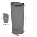 Near Zero Outdoor Gear sleeping bag liner made of PolyStretch fabric, showcasing its soft texture and lightweight design.