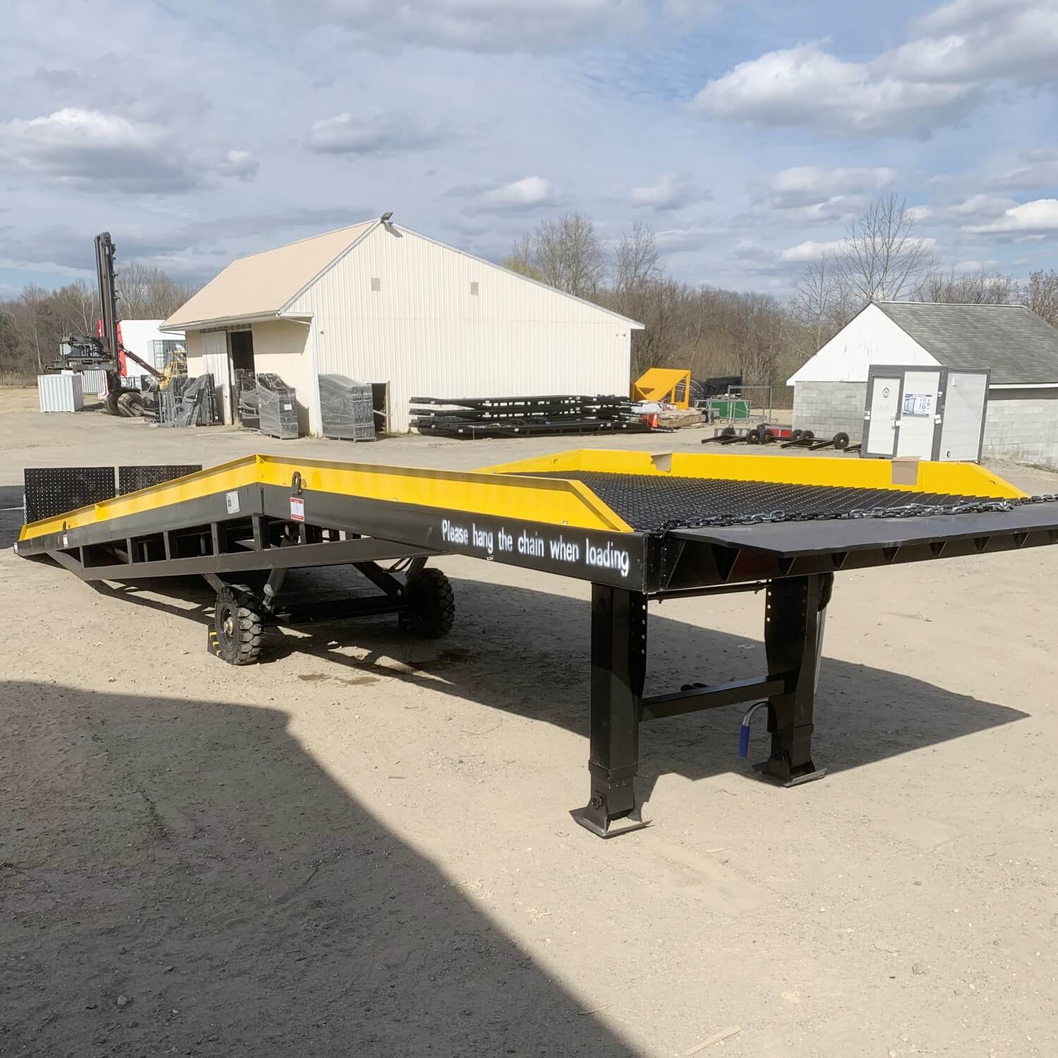 18,000 lb. Capacity Portable Loading Dock Ramps Yard Ramp - OVERLANDERS Outfitter