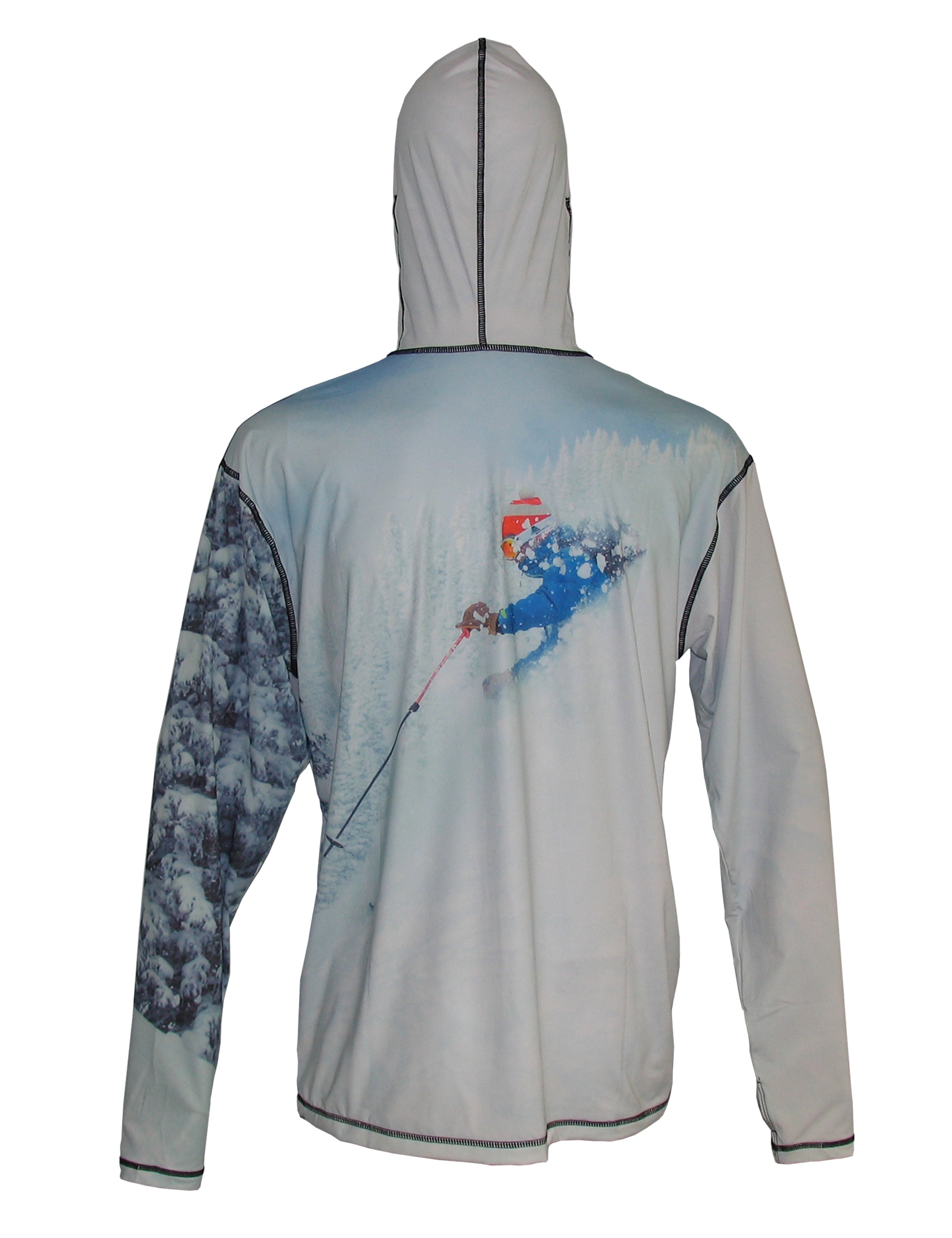 Cognito Brands Pow Lightweight Mountain Graphic Hoodie from Sunpro Hoodies collection, featuring a mountain design on a casual hoodie.