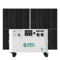 Nature's Generator Powerhouse V2 solar generator with digital display and multiple outlets for whole home power backup.