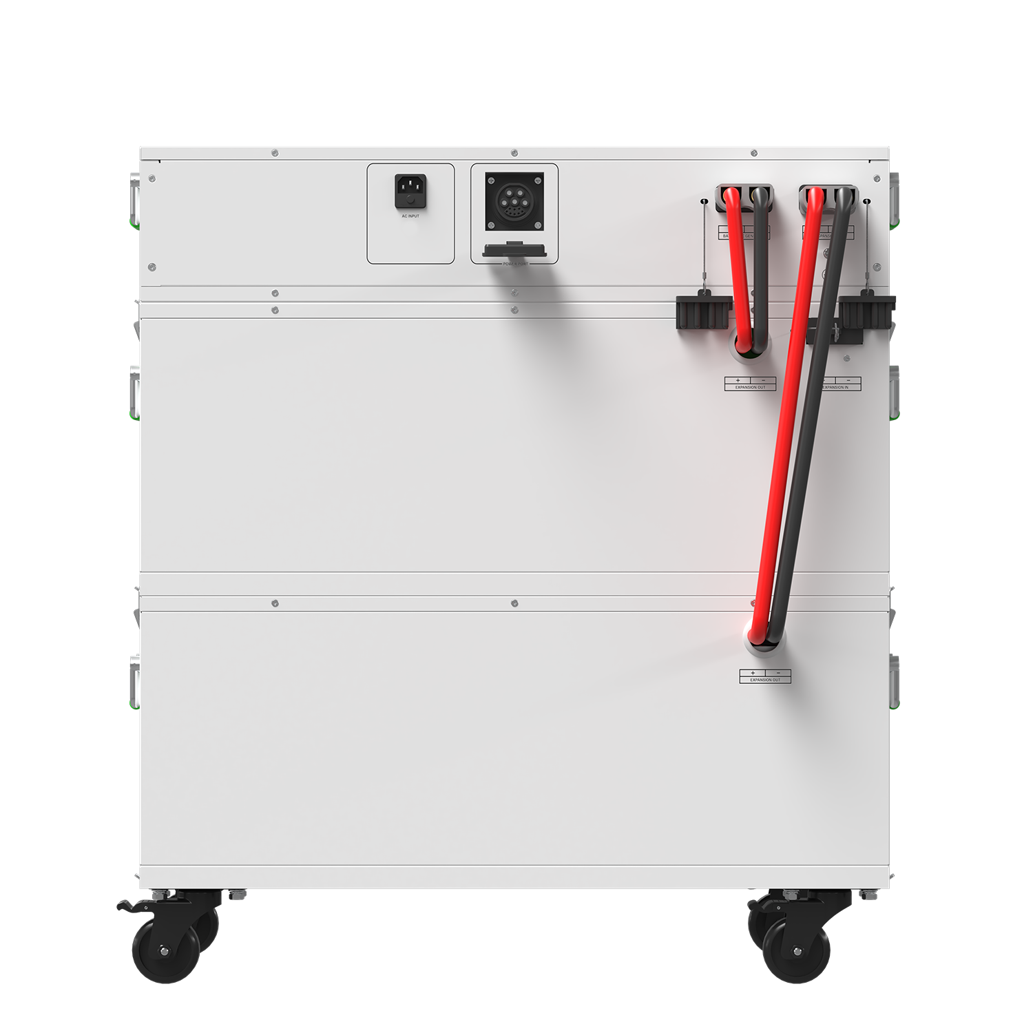 Nature's Generator Powerhouse V2 whole home solar generator with power pod and digital display setup in a modern home.