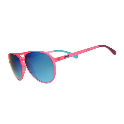 Rare Air Discs "Carl Is My Co-Pilot" MACH G polarized sunglasses showing black frame and dark tinted lenses.