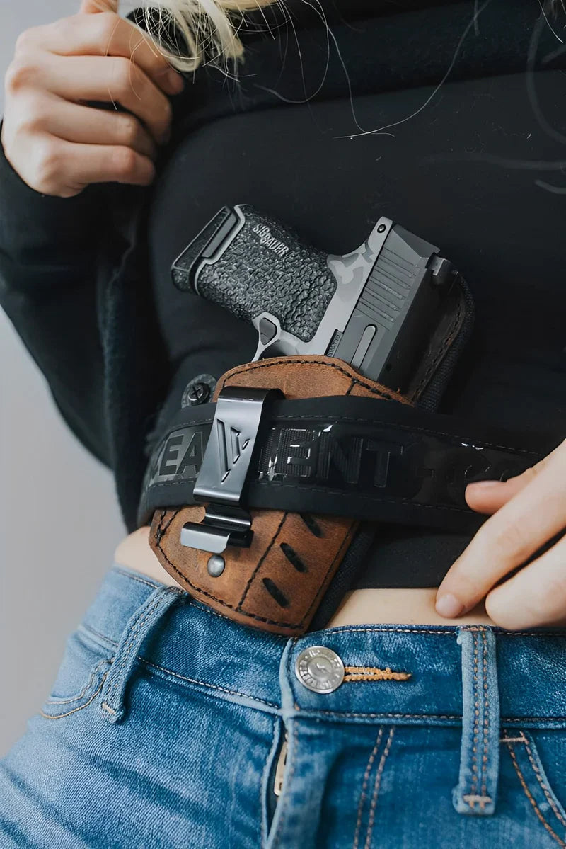 Comfort Concealment BLACKOUT 2.0™ concealed carry belt with sturdy black strap and discreet buckle for secure everyday wear.