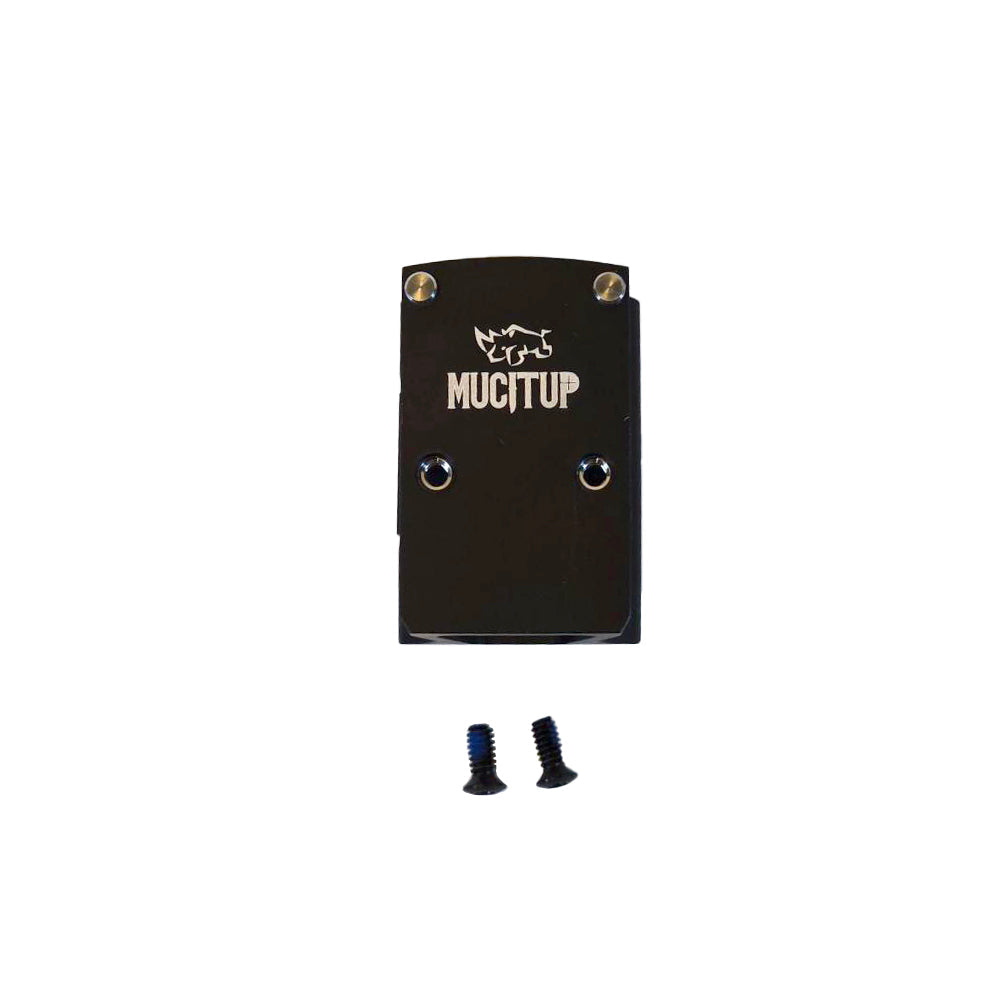 MUCTAC RMR Picatinny high mount riser in T6061 aluminum, 1.26-inch height, for optic accessories on firearms.