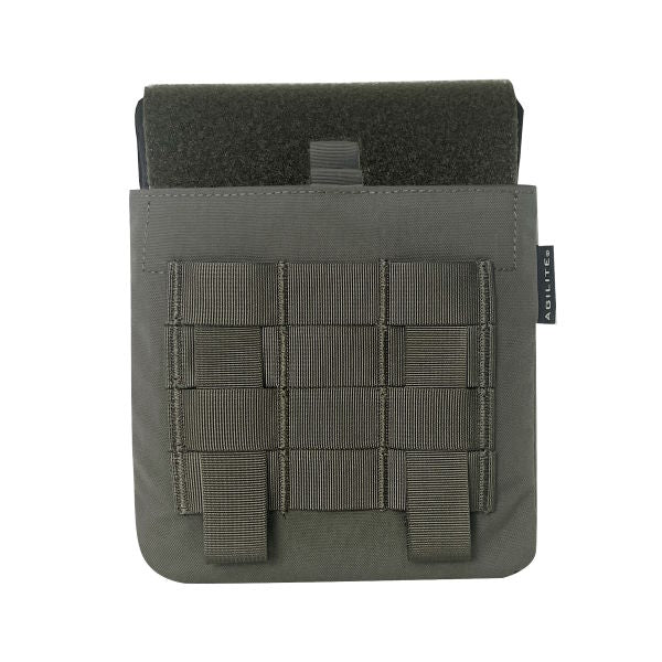 HCC Tactical flank side plate carrier with adjustable straps and durable tactical gear design, shown on a neutral background.