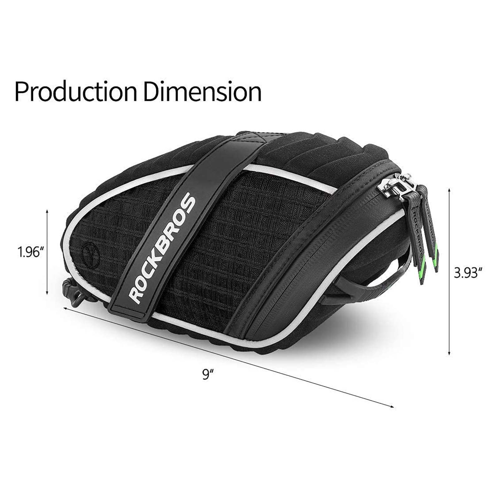 3D Shell Bike Saddle Bag Under Seat Storage Pack - OVERLANDERS Outfitter