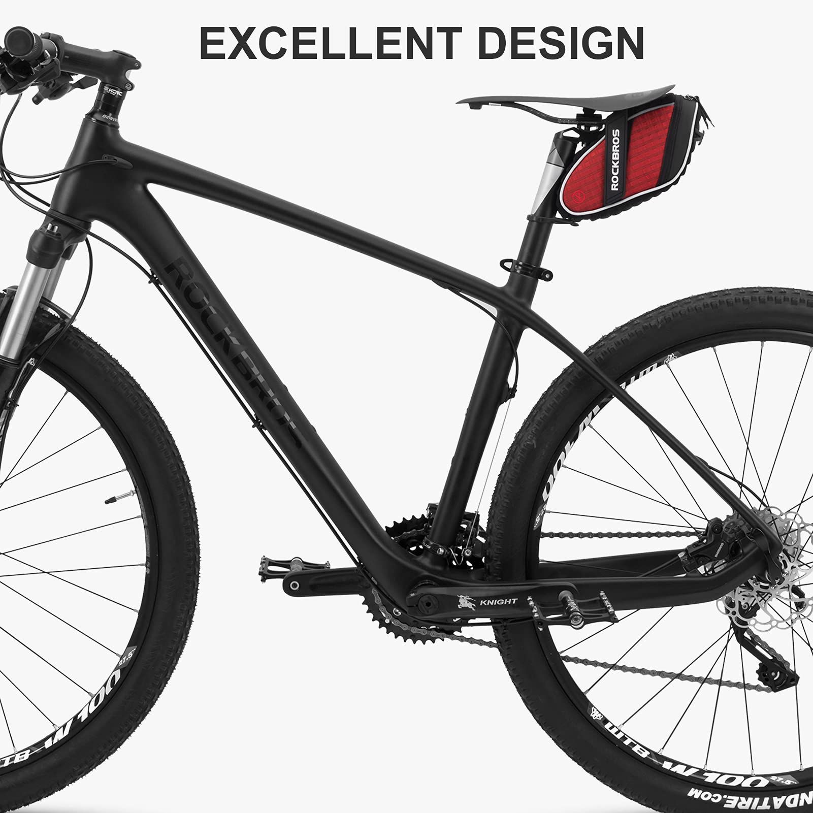 3D Shell Bike Saddle Bag Under Seat Storage Pack - OVERLANDERS Outfitter