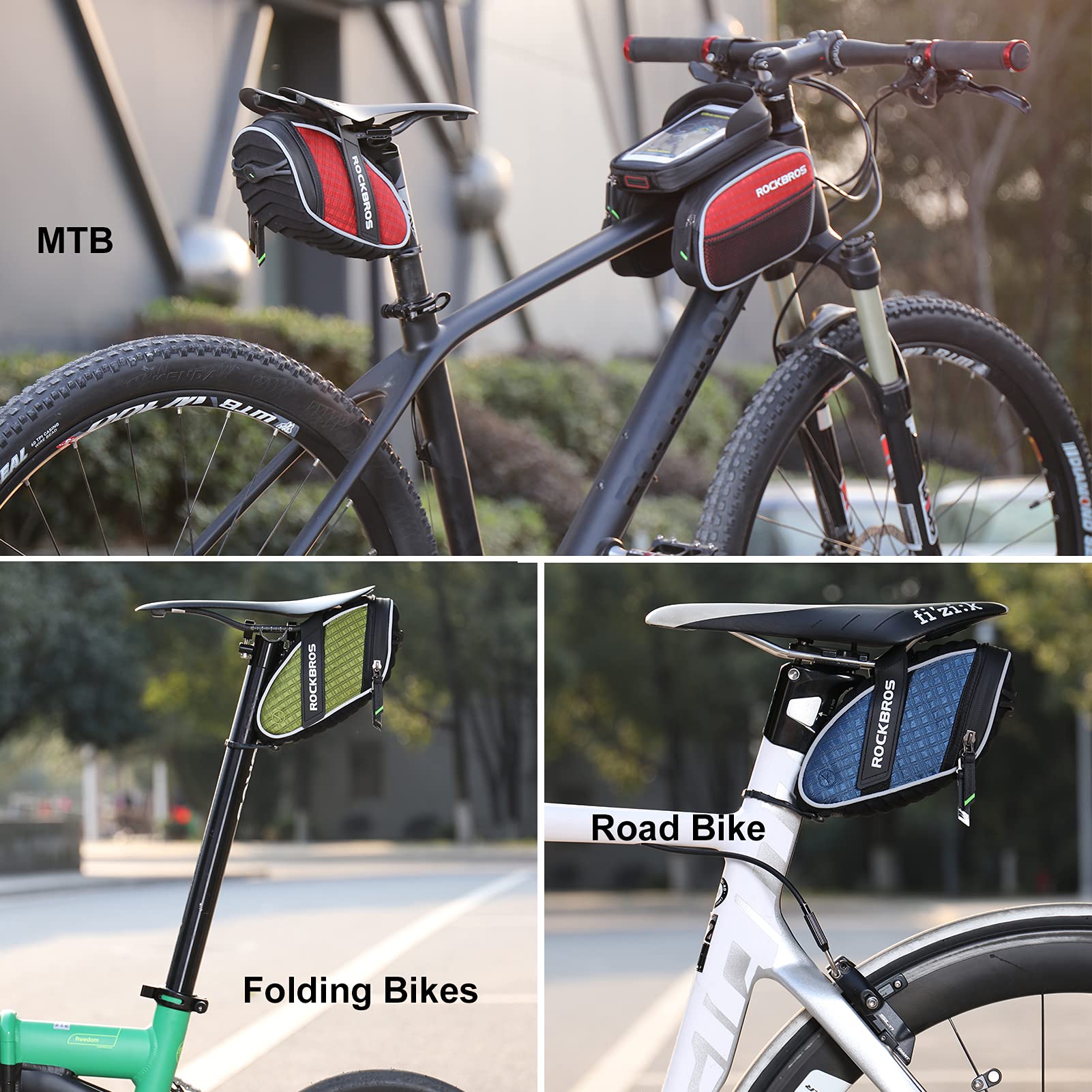 3D Shell Bike Saddle Bag Under Seat Storage Pack - OVERLANDERS Outfitter
