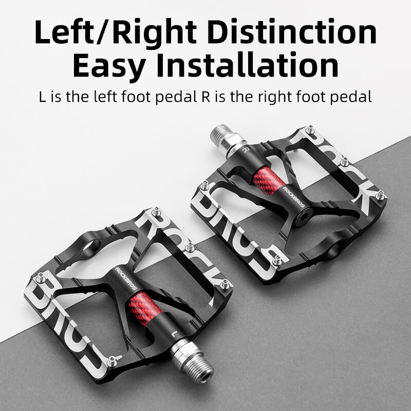 ROCKBROS Aluminum Bike Pedals Non-Slip 9/16 Platform MTB Pedals - OVERLANDERS Outfitter
