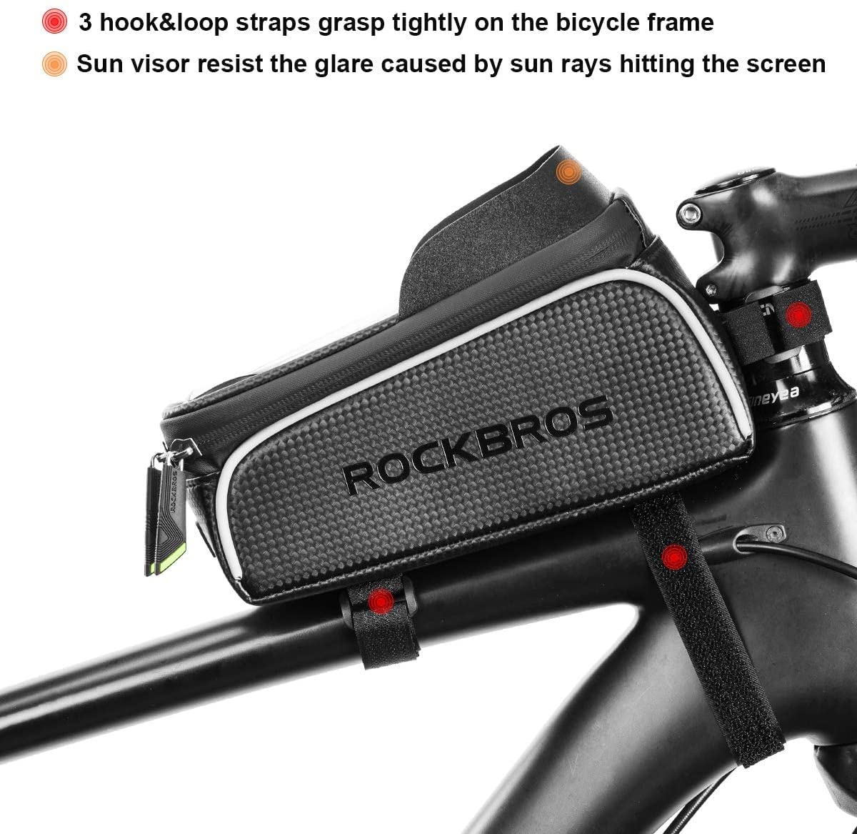 ROCKBROS Bike Phone Front Frame Bag Waterproof - OVERLANDERS Outfitter