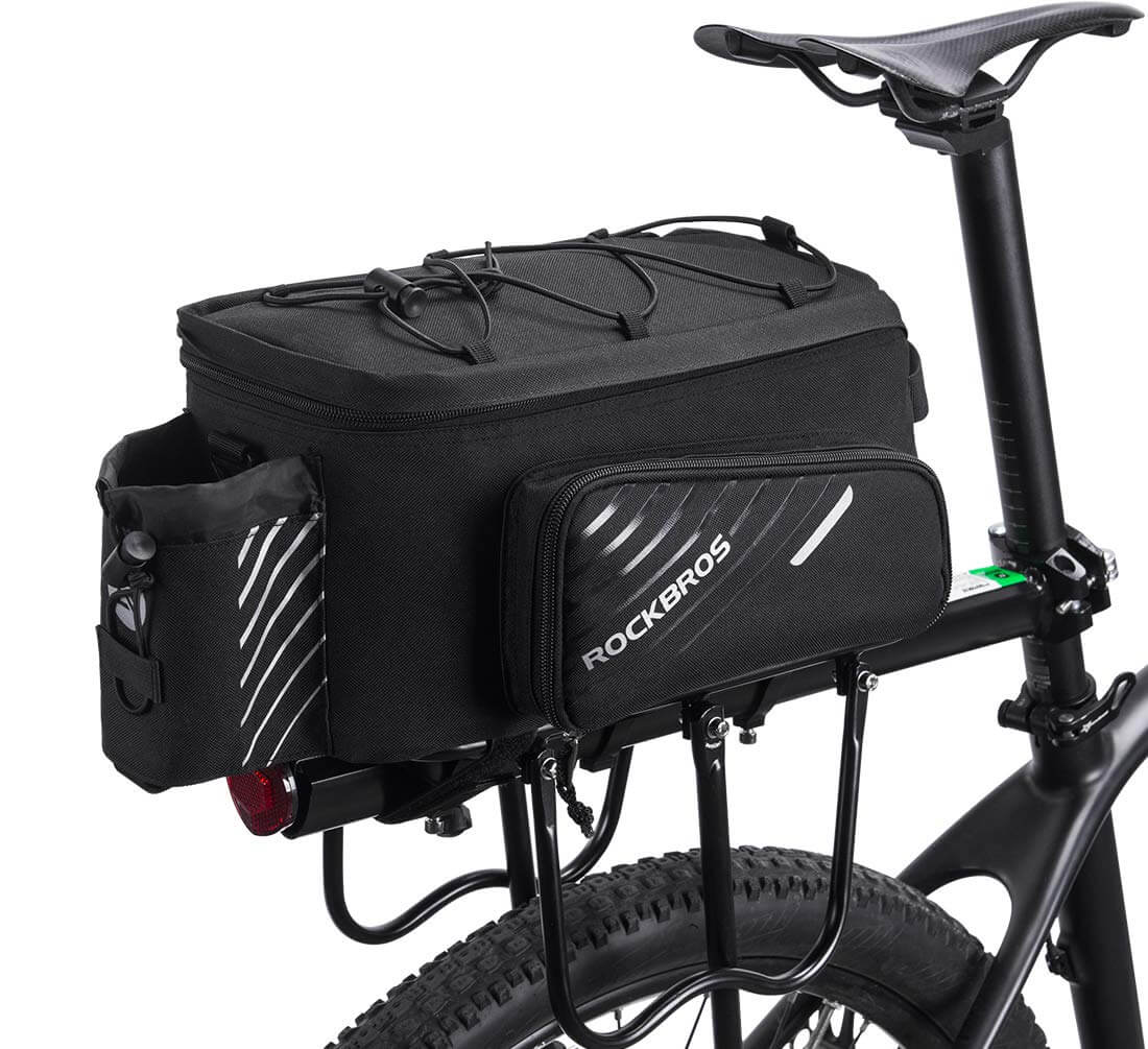 ROCKBROS 12L Bike Rack Bag with Rain Cover - OVERLANDERS Outfitter