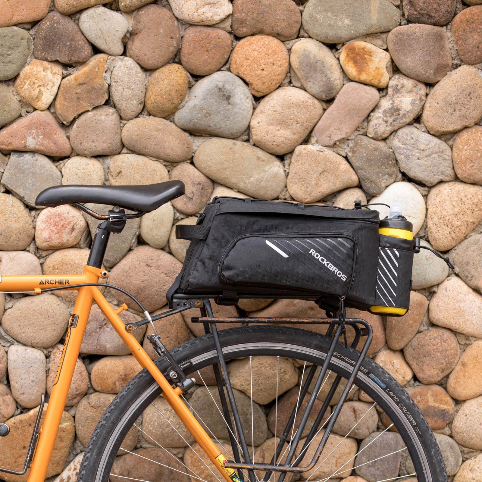 ROCKBROS 12L Bike Rack Bag with Rain Cover - OVERLANDERS Outfitter