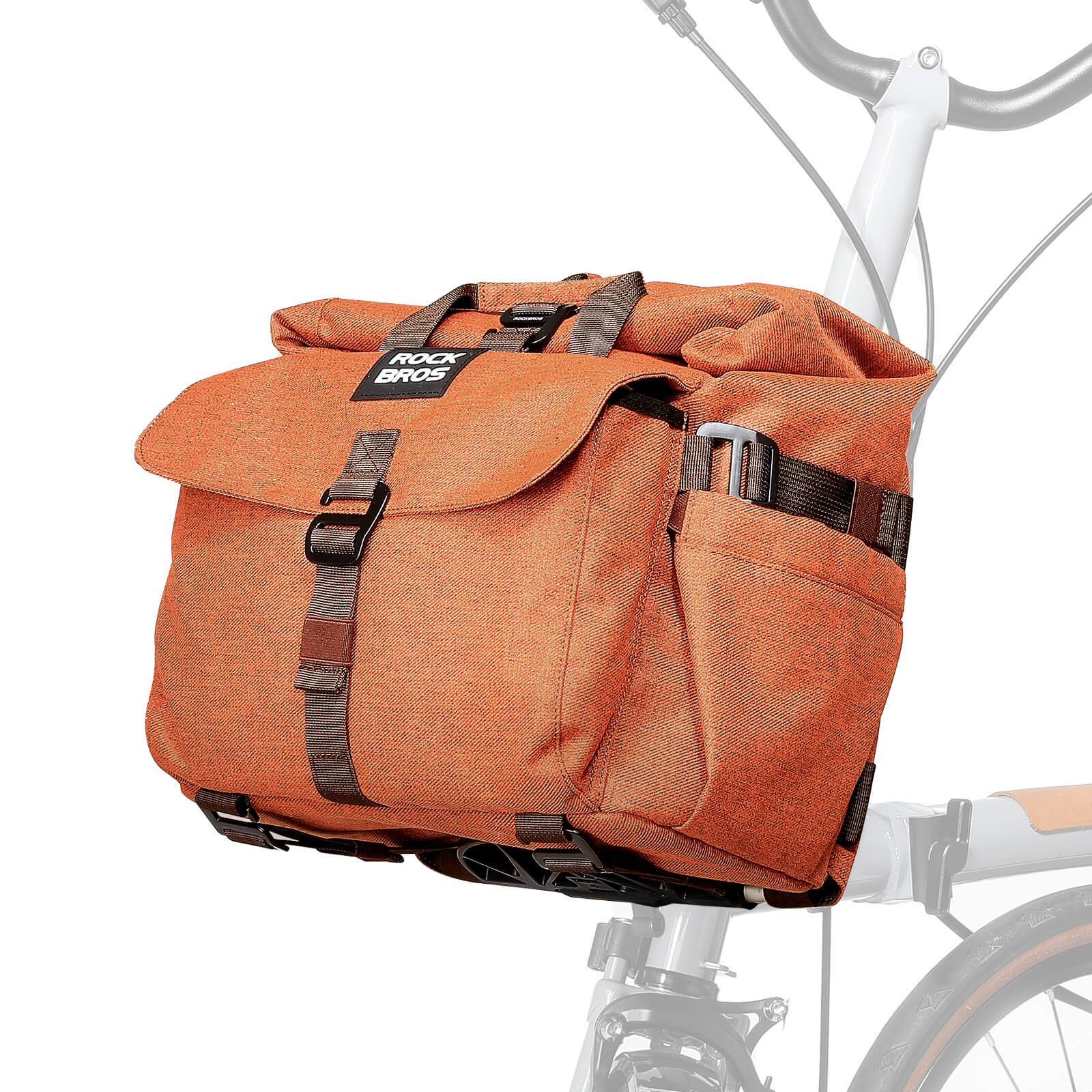 Folding Bike Handlebar Bag - 11.5L - OVERLANDERS Outfitter