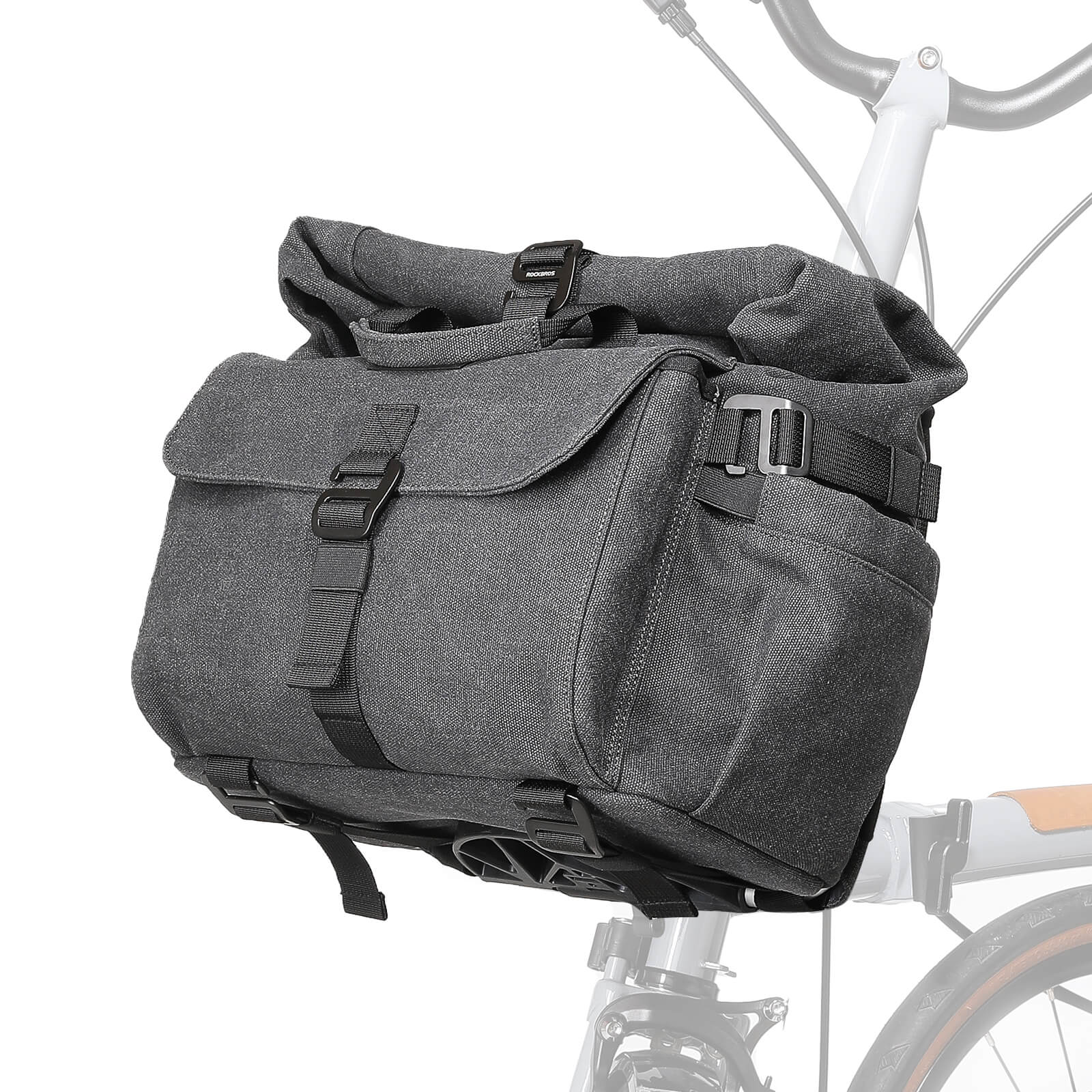 Folding Bike Handlebar Bag - 11.5L - OVERLANDERS Outfitter