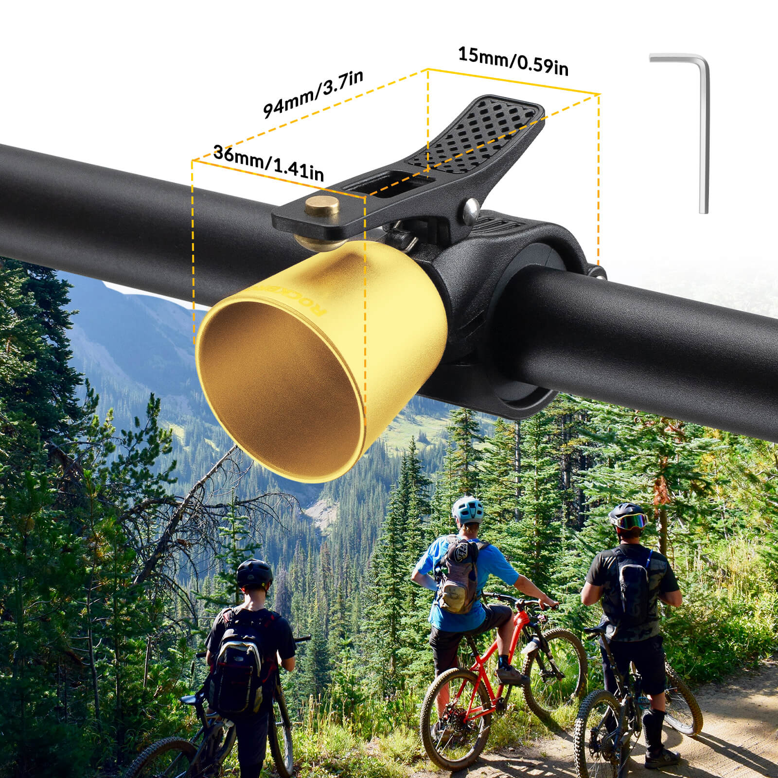 Bike Bell – Loud Sound for MTB & Road Bikes - OVERLANDERS Outfitter
