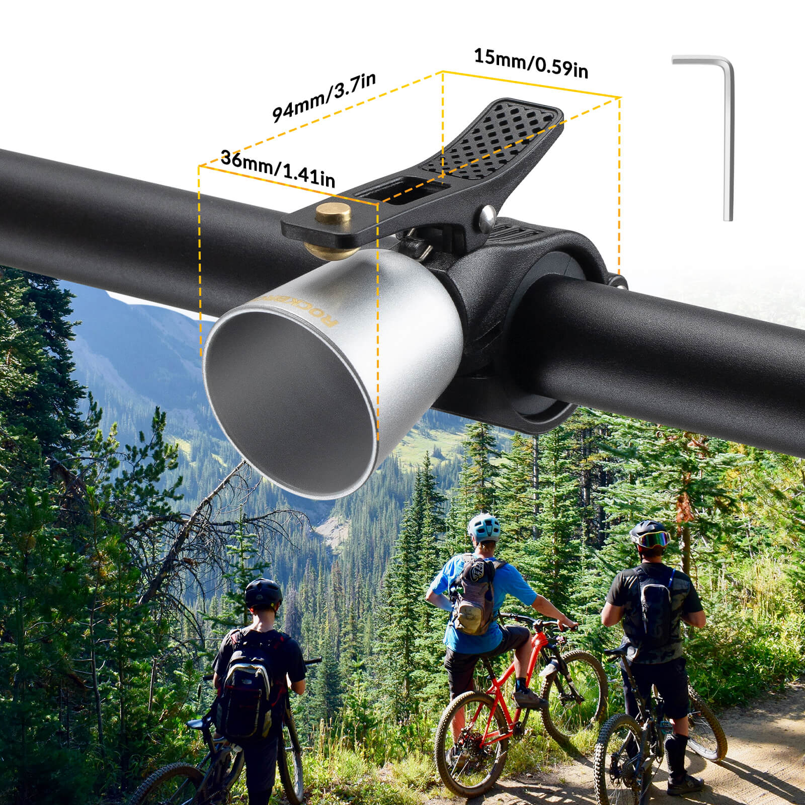 Bike Bell – Loud Sound for MTB & Road Bikes - OVERLANDERS Outfitter
