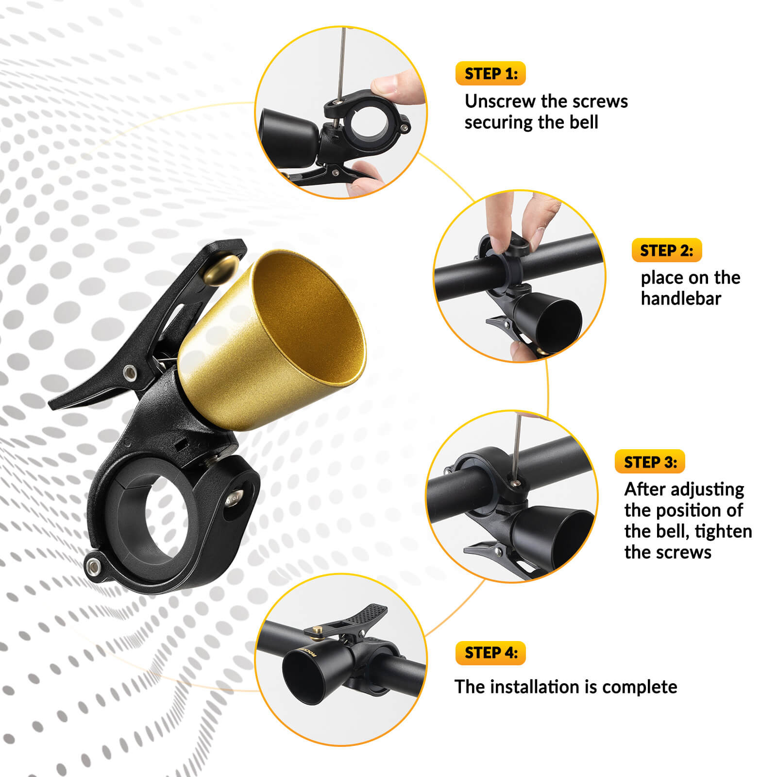 Bike Bell – Loud Sound for MTB & Road Bikes - OVERLANDERS Outfitter