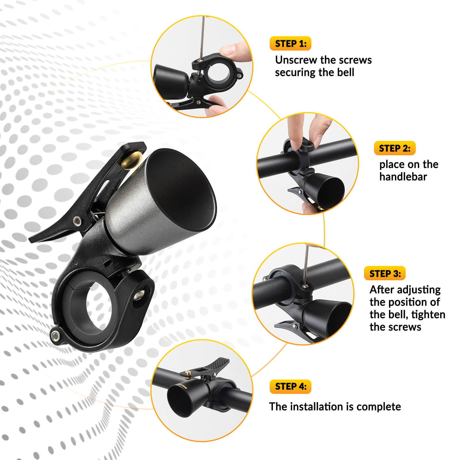 Bike Bell – Loud Sound for MTB & Road Bikes - OVERLANDERS Outfitter