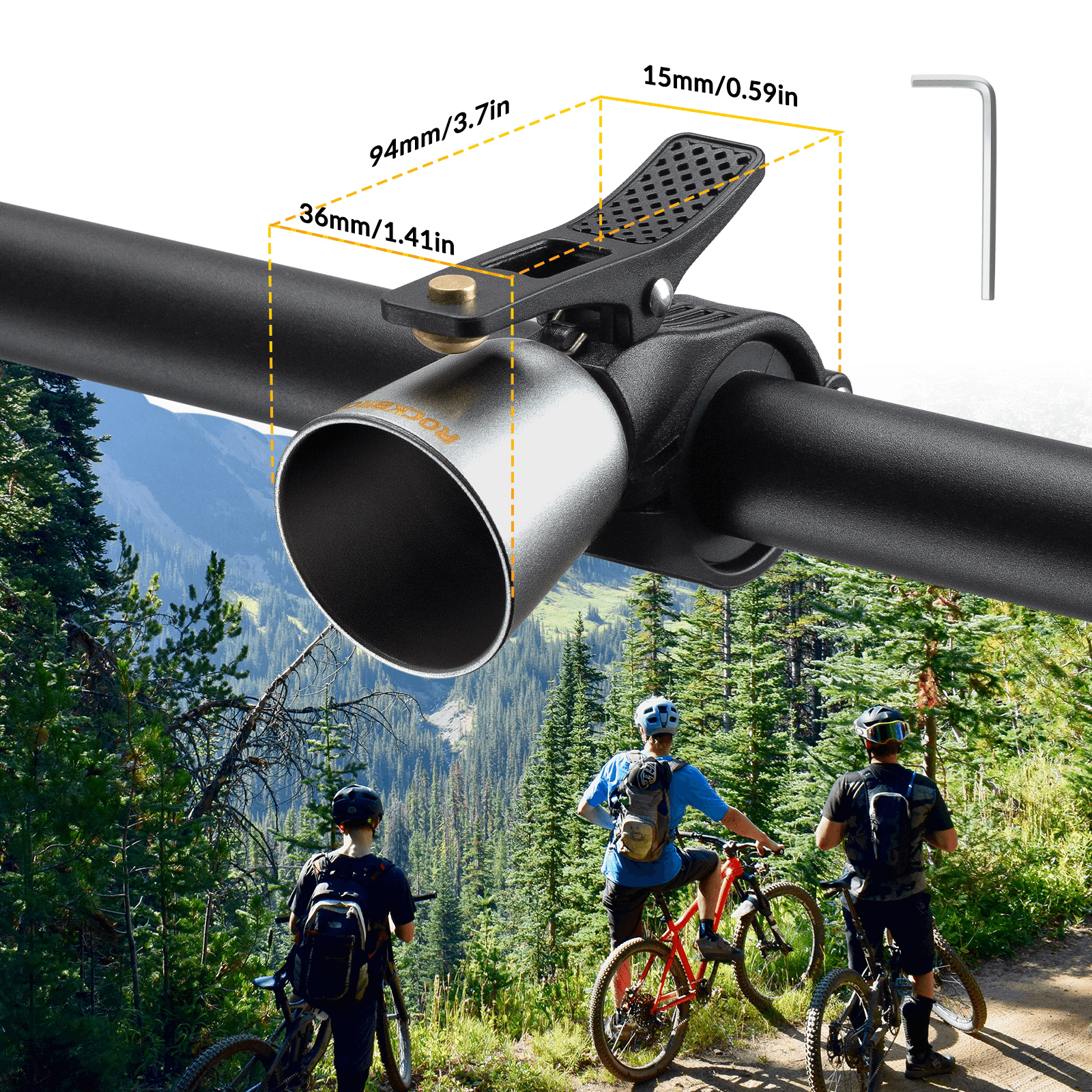 Bike Bell – Loud Sound for MTB & Road Bikes - OVERLANDERS Outfitter
