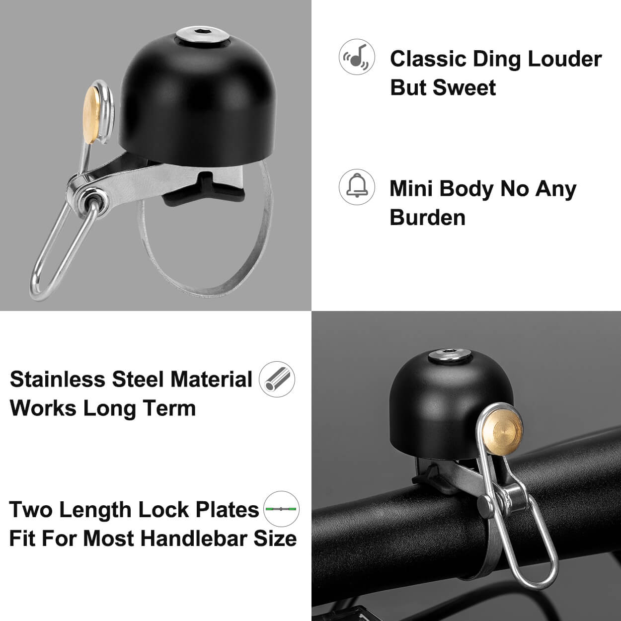 Classic Bike Bell Loud Bicycle Bell - OVERLANDERS Outfitter