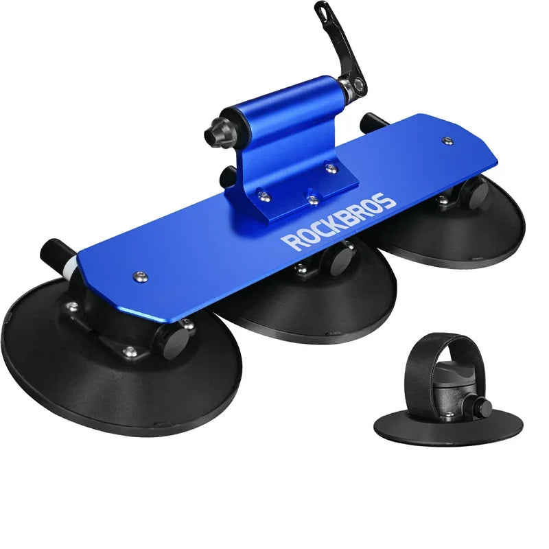 Suction Cup Bike Rack for Car Roof Quick Release Roof Mounted Carrier - OVERLANDERS Outfitter