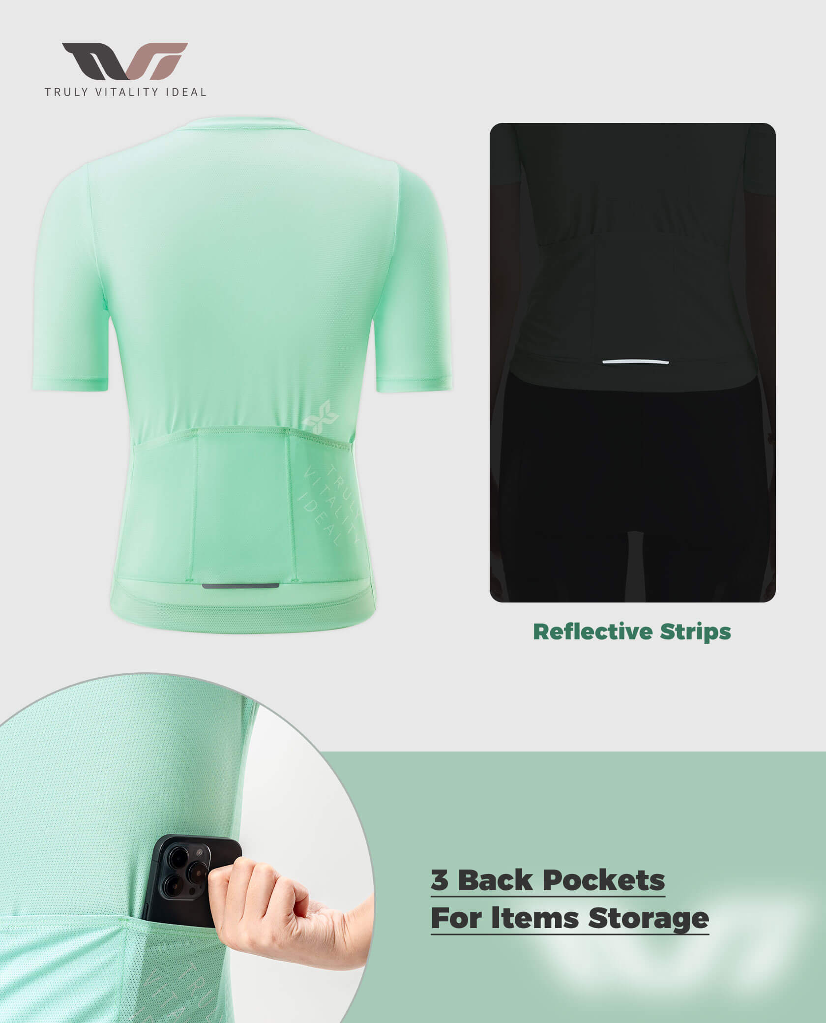 Women's TVI Solid Color Short-Sleeve Cycling Jersey - OVERLANDERS Outfitter